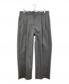 BEAUTY&YOUTHビューティーアンドユース）の古着「TW サージ 2P ビッグシルエット パンツ」｜グレー
