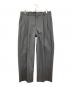 BEAUTY&YOUTH（ビューティーアンドユース）の古着「TW サージ 2P ビッグシルエット パンツ」｜グレー