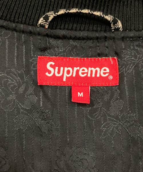 SUPREME（シュプリーム）SUPREME (シュプリーム) Plaid Bomber ブラック サイズ:Mの古着・服飾アイテム