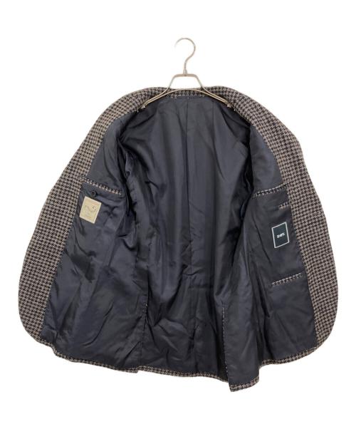 SHIPS（シップス）SHIPS (シップス) マルゾット ハウンズトゥース チェック ジャケット グレー サイズ:50の古着・服飾アイテム