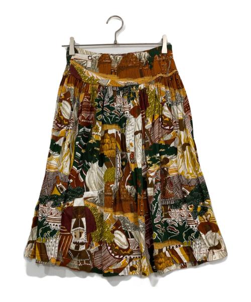 missoni sports（ミッソーニスポーツ）MISSONI SPORTS (ミッソーニスポーツ) 総柄セットアップ ブラウン サイズ:Sの古着・服飾アイテム