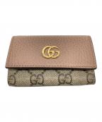 GUCCIグッチ）の古着「6連キーケース」｜ベージュ