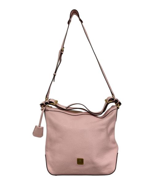 MCM（エムシーエム）MCM (エムシーエム) 2WAYショルダーバッグ ピンクの古着・服飾アイテム