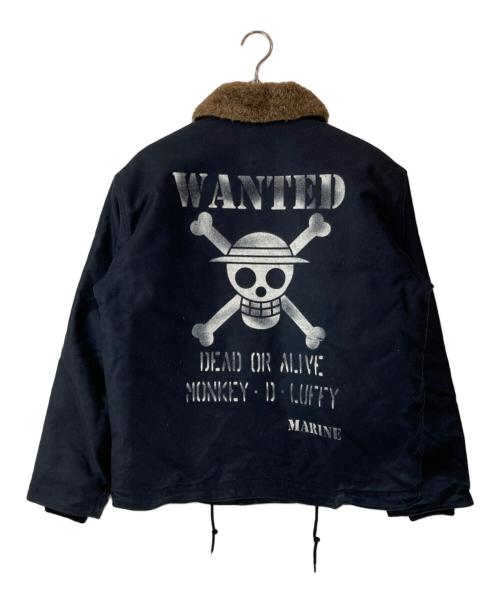 HOUSTON（ヒューストン）HOUSTON (ヒューストン) ONE PIECE (ワンピース) Ｎ-1デッキジャケット ネイビー サイズ:40の古着・服飾アイテム