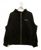 SUPREMEシュプリーム）の古着「Crest Zip Up Hooded Sweatshirt」｜ブラック