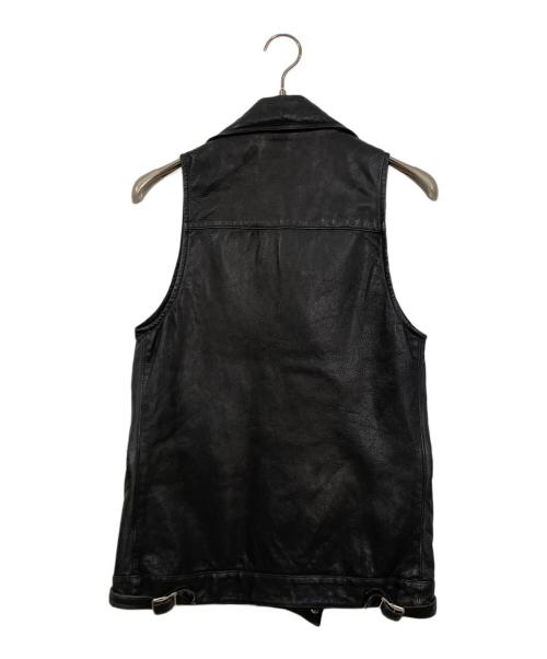 Hysteric Glamour（ヒステリックグラマー）Hysteric Glamour (ヒステリックグラマー) ダブルライダースベスト ブラック サイズ:FREEの古着・服飾アイテム