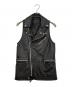 Hysteric Glamour（ヒステリックグラマー）の古着「ダブルライダースベスト」｜ブラック