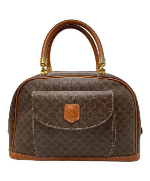 CELINE（セリーヌ）CELINE (セリーヌ) マカダム柄ミニボストンバッグ ブラウンの古着・服飾アイテム