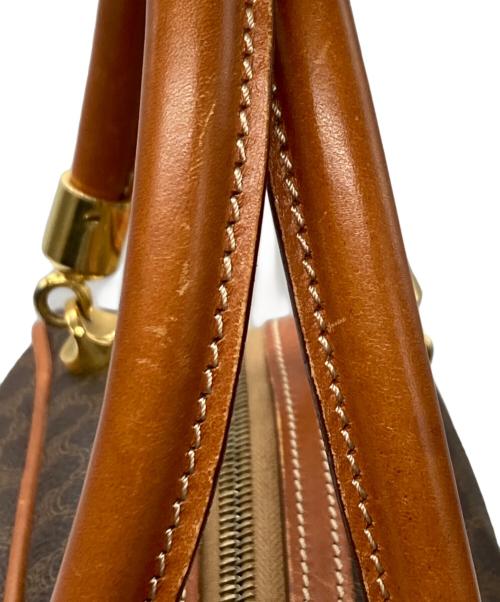 CELINE（セリーヌ）CELINE (セリーヌ) マカダム柄ミニボストンバッグ ブラウンの古着・服飾アイテム