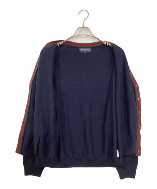 BROOKS BROTHERS（ブルックスブラザーズ）BROOKS BROTHERS (ブルックスブラザーズ) ウールカーディガン/EXTRA FINE ITALIAN MERINO ネイビー サイズ:Mの古着・服飾アイテム