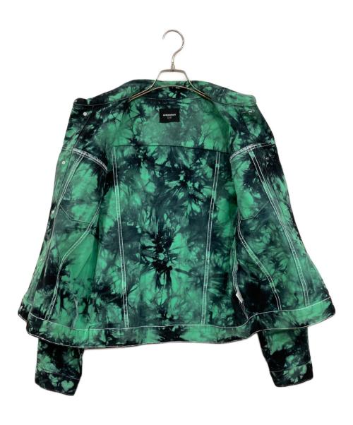 unknown（アンノウン）unknown (アンノウン) ダイタイデニムジャケット グリーン サイズ:Lの古着・服飾アイテム