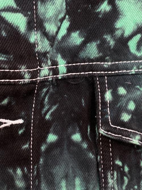 unknown（アンノウン）unknown (アンノウン) ダイタイデニムジャケット グリーン サイズ:Lの古着・服飾アイテム