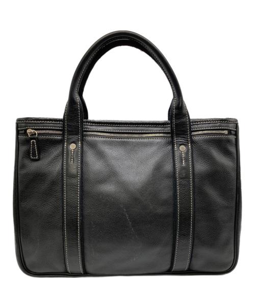 LONGCHAMP（ロンシャン）LONGCHAMP (ロンシャン) レザートートバッグ ブラックの古着・服飾アイテム