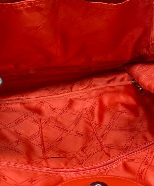 LONGCHAMP（ロンシャン）LONGCHAMP (ロンシャン) レザートートバッグ ブラックの古着・服飾アイテム