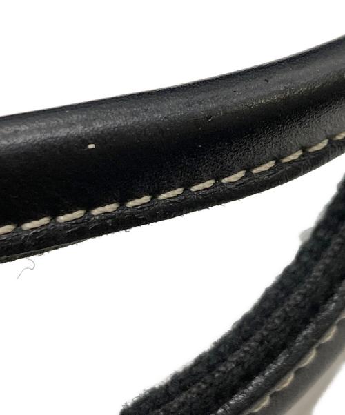 LONGCHAMP（ロンシャン）LONGCHAMP (ロンシャン) レザートートバッグ ブラックの古着・服飾アイテム