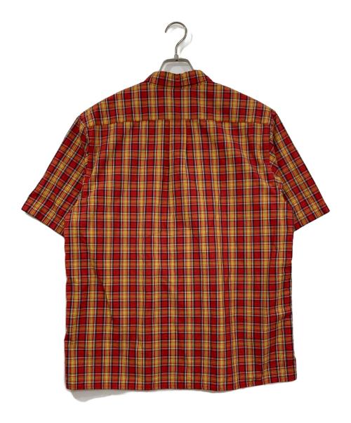 SUPREME（シュプリーム）Supreme (シュプリーム) Mini Plaid S/S Shirt レッド サイズ:Lの古着・服飾アイテム