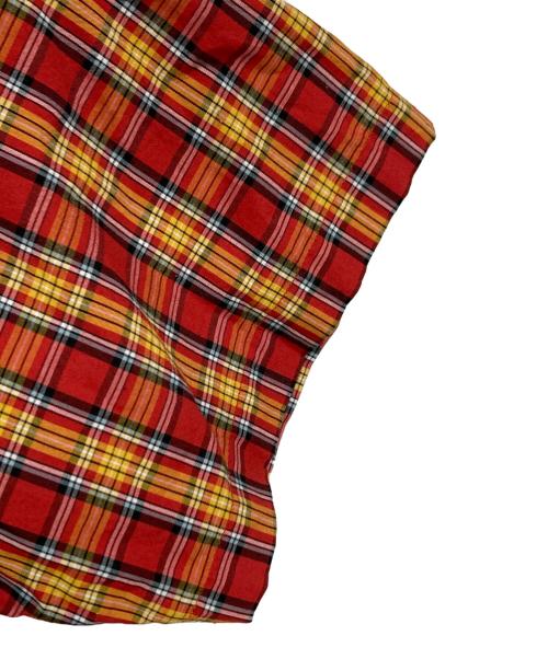 SUPREME（シュプリーム）Supreme (シュプリーム) Mini Plaid S/S Shirt レッド サイズ:Lの古着・服飾アイテム