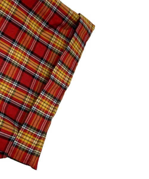 SUPREME（シュプリーム）Supreme (シュプリーム) Mini Plaid S/S Shirt レッド サイズ:Lの古着・服飾アイテム