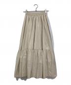 BEARDSLEYビアズリー）の古着「ロングスカート」｜ベージュ