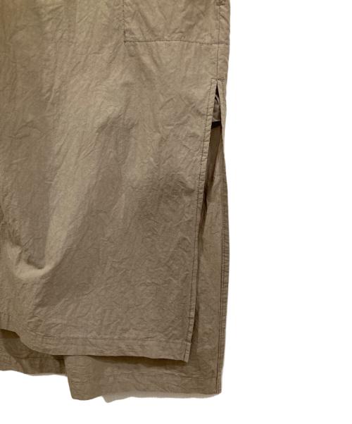 nest Robe（ネストローブ）nest Robe (ネストローブ) バンドカラーシャツワンピース グレー サイズ:FREEの古着・服飾アイテム