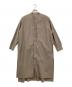 nest Robe（ネストローブ）の古着「バンドカラーシャツワンピース」｜グレー