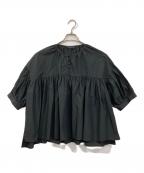 オオカミとフクロウオオカミトフクロウ）の古着「チュニックプルオーバー」｜ブラック