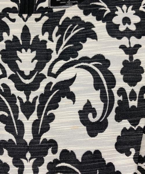 Diagram GRACE CONTINENTAL（ダイアグラム グレースコンチネンタル）Diagram GRACE CONTINENTAL (ダイアグラム グレースコンチネンタル) ジャガードノースリーブワンピース ブラック×ホワイト サイズ:38の古着・服飾アイテム