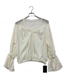 NINE（ナイン）の古着「キャンディスリーブブラウス」｜ホワイト