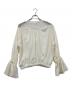 NINE (ナイン) キャンディスリーブブラウス ホワイト サイズ:FREE：5000円