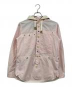 COMME des GARCONS JUNYA WATANABE MAN×SEIL MARSCHALLコム デ ギャルソン ジュンヤ ワタナベ マン×セイルマーシャル）の古着「フーデッドジャケット」｜ピンク