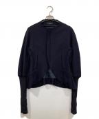 Y'sワイズ）の古着「袖リブウールジャケット」｜ネイビー