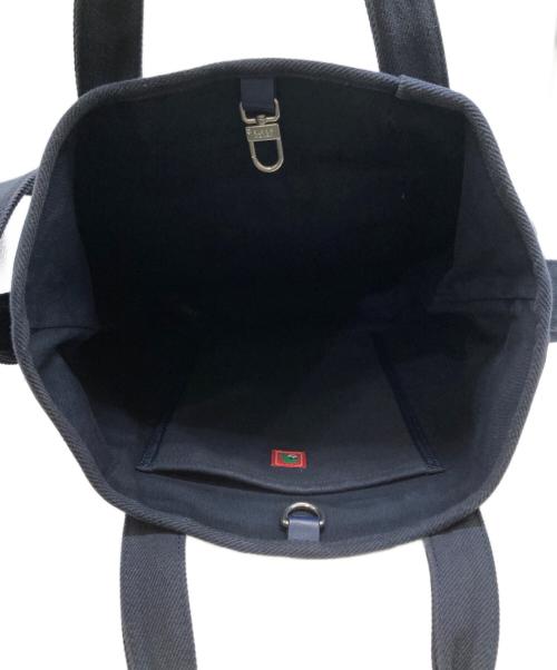 KENZO（ケンゾー）KENZO (ケンゾー) フラワーデザインキャンパストートバッグ ネイビーの古着・服飾アイテム