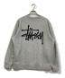 stussy (ステューシー) LOGO CREW SWEAT グレー サイズ:S：8000円