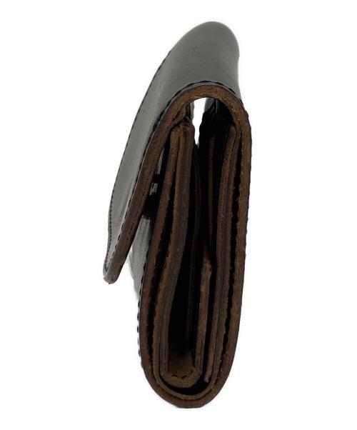 MR.OLIVE E.O.I（ミスターオリーブ イーオーアイ）MR.OLIVE E.O.I (ミスターオリーブ イーオーアイ) 3つ折り財布 ブラックの古着・服飾アイテム