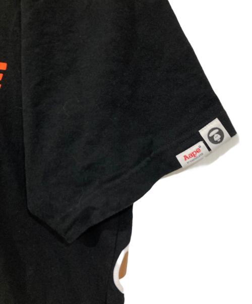 A BATHING APE（ア ベイシング エイプ）A BATHING APE (ア ベイシング エイプ) AAPE UNIVERSE TEE ブラック サイズ:XLの古着・服飾アイテム