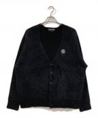 BlackEyePatchブラックアイパッチ）の古着「OG LABEL MOHAIR CARDIGAN」｜ブラック