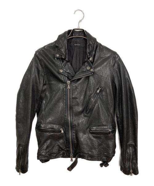 AMERICAN RAG CIE（アメリカンラグシー）AMERICAN RAG CIE (アメリカンラグシー) フルベジタブルダブルライダース ブラック サイズ:Ⅿの古着・服飾アイテム