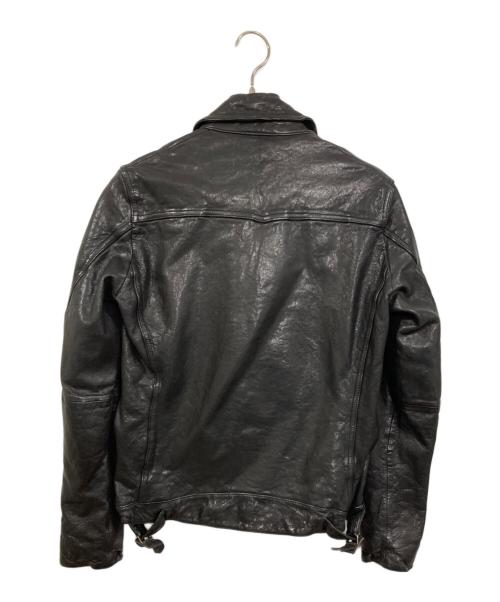 AMERICAN RAG CIE（アメリカンラグシー）AMERICAN RAG CIE (アメリカンラグシー) フルベジタブルダブルライダース ブラック サイズ:Ⅿの古着・服飾アイテム