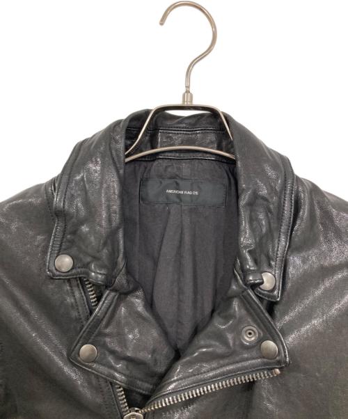 AMERICAN RAG CIE（アメリカンラグシー）AMERICAN RAG CIE (アメリカンラグシー) フルベジタブルダブルライダース ブラック サイズ:Ⅿの古着・服飾アイテム