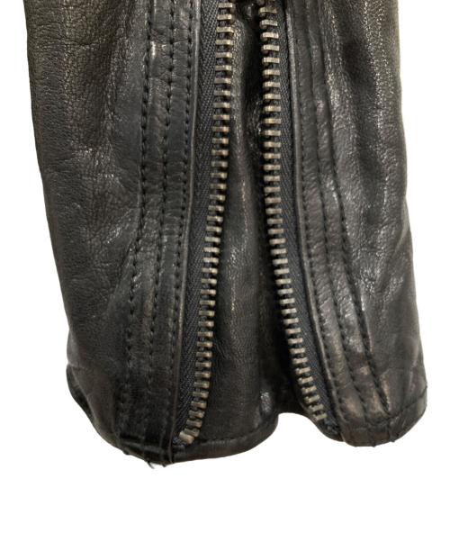 AMERICAN RAG CIE（アメリカンラグシー）AMERICAN RAG CIE (アメリカンラグシー) フルベジタブルダブルライダース ブラック サイズ:Ⅿの古着・服飾アイテム