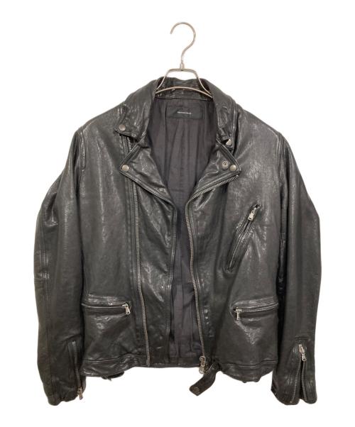 AMERICAN RAG CIE（アメリカンラグシー）AMERICAN RAG CIE (アメリカンラグシー) フルベジタブルダブルライダース ブラック サイズ:Ⅿの古着・服飾アイテム