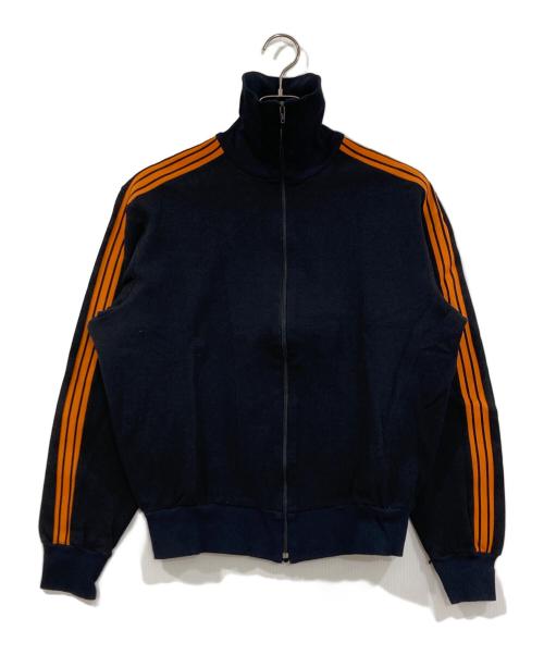 adidas（アディダス）adidas (アディダス) トラックジャケット ブラック×オレンジ サイズ:3の古着・服飾アイテム