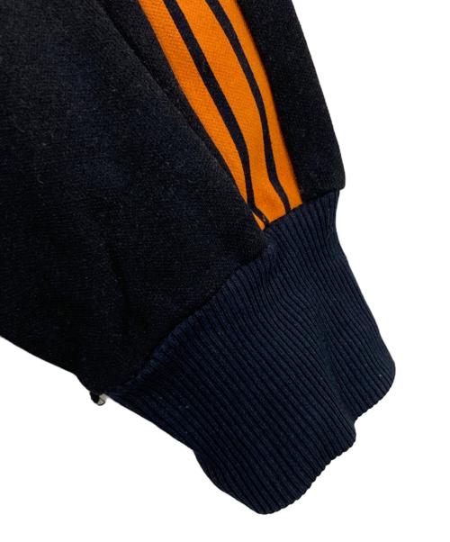 adidas（アディダス）adidas (アディダス) トラックジャケット ブラック×オレンジ サイズ:3の古着・服飾アイテム