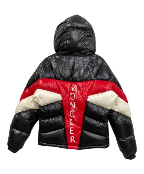 MONCLER（モンクレール）MONCLER (モンクレール) ANTHIMEダウンジャケット ブラック×レッド サイズ:2の古着・服飾アイテム