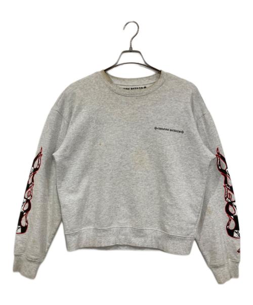CHROME HEARTS（クロムハーツ）CHROME HEARTS (クロムハーツ) MATTY BOY (マッティー ボーイ) PPO BRAIN/スウェット グレー サイズ:Sの古着・服飾アイテム