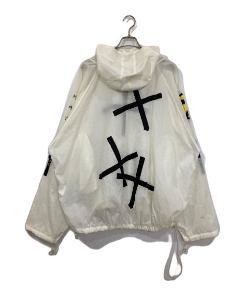 OFFWHITE（オフホワイト）OFFWHITE (オフホワイト) BOYS NOIZE アノラックパーカー ホワイト サイズ:Sの古着・服飾アイテム