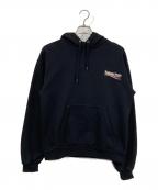 BALENCIAGAバレンシアガ）の古着「キャンペーンロゴプルオーバーパーカー」｜ブラック