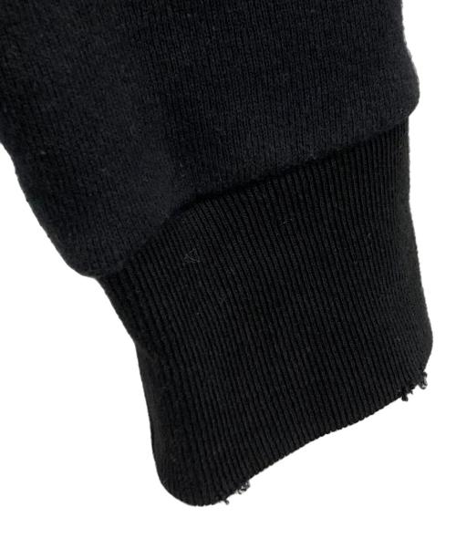 GUCCI（グッチ）GUCCI (グッチ) ヴィンテージ加工オールドロゴプリントスウェットパーカー ブラック サイズ:XSの古着・服飾アイテム