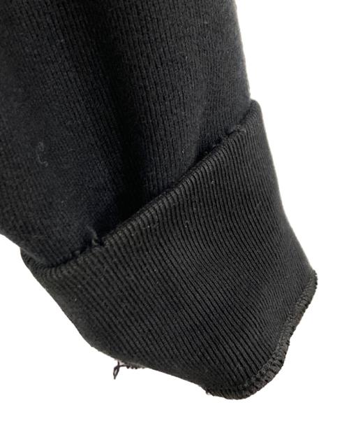 GUCCI（グッチ）GUCCI (グッチ) ヴィンテージ加工オールドロゴプリントスウェットパーカー ブラック サイズ:XSの古着・服飾アイテム