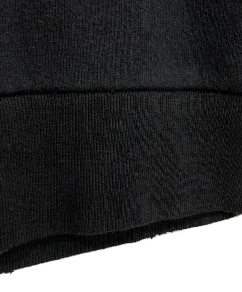 GUCCI（グッチ）GUCCI (グッチ) ヴィンテージ加工オールドロゴプリントスウェットパーカー ブラック サイズ:XSの古着・服飾アイテム